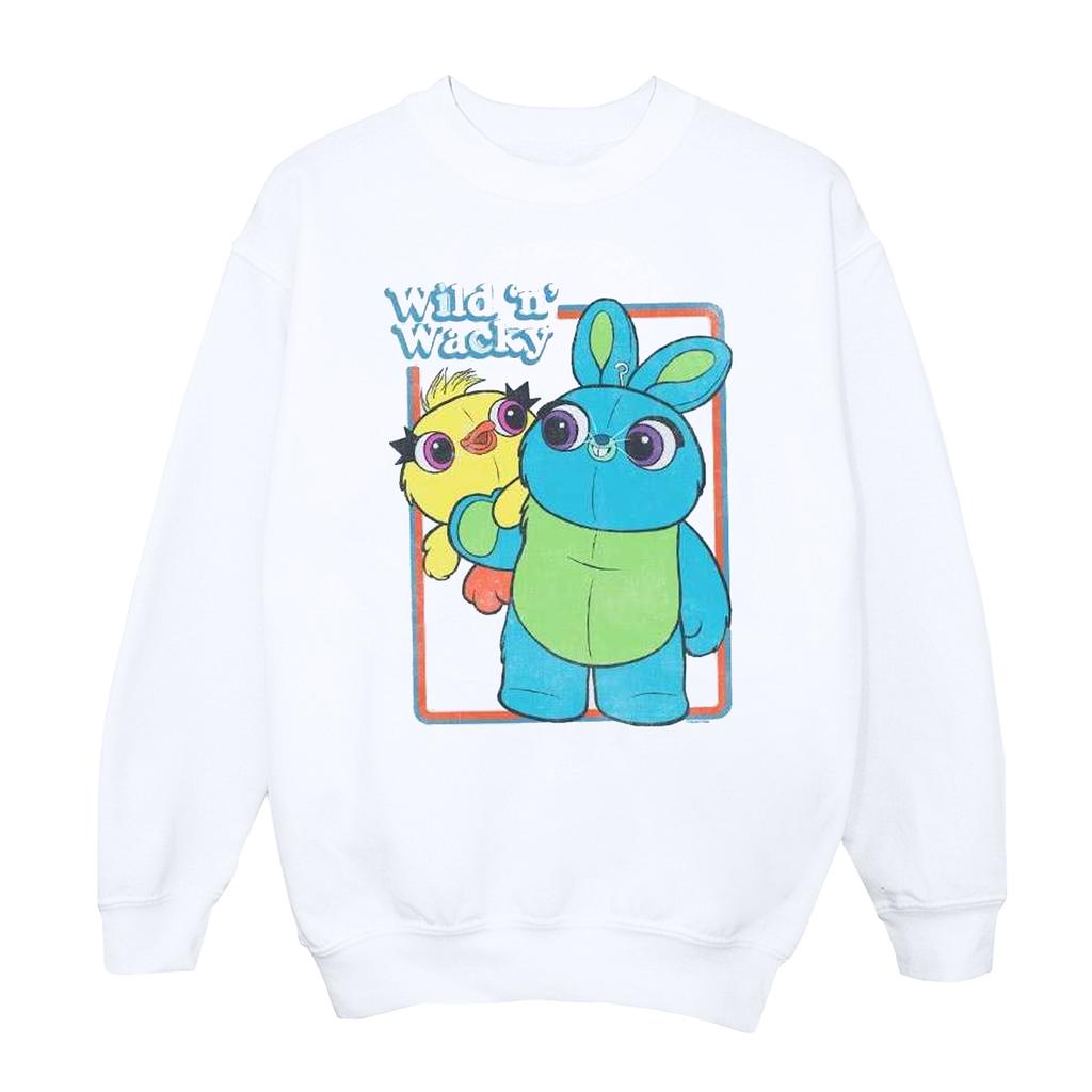 Disney Womens/Ladies Toy Story 4 Duck And Bunny Wild And Wacky Sweatshirt