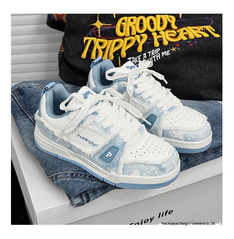 Men's 2025 Autumn Casual Skate Shoes, Breathable and Versatile in White