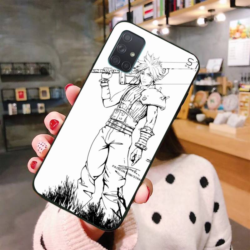USAKPGRT Final Fantasy VII FF7 Anime Telefon Fall Für Samsung Galaxy A21S A01 A11 A31 A81 A10 A20E A30 A40 A50 a70 A80 A71 A51