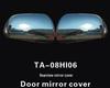 Fits 09-14 Toyota Highlander: Rearview Mirror Cover Trim for Exterior Modification