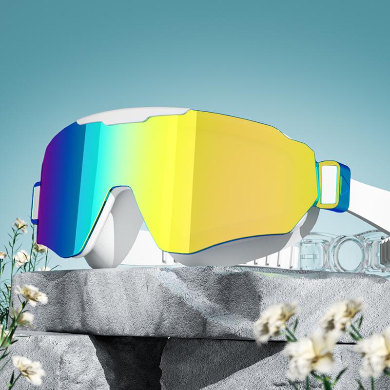 New Stylish Swimming Goggles Big Frame UV Protection Waterproof HD Vision Adults Swim Goggles for Men and Women