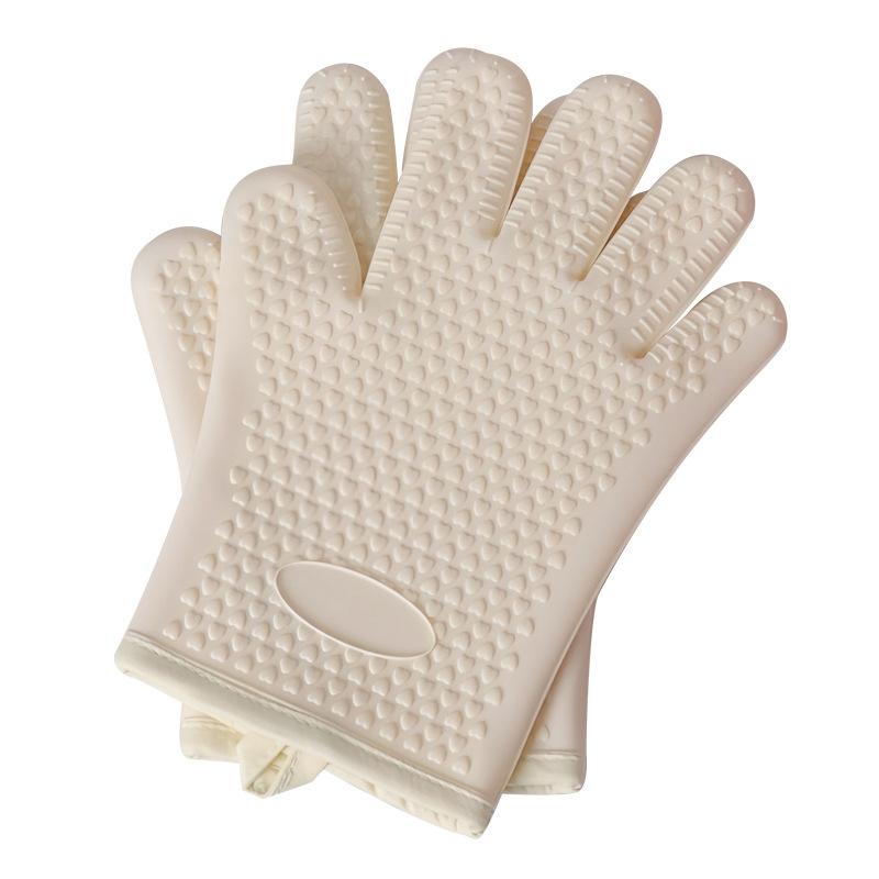 Yuda silicone gloves microwave oven anti-scald insulation, high temperature resistance, heat resistance, non-slip oven baking