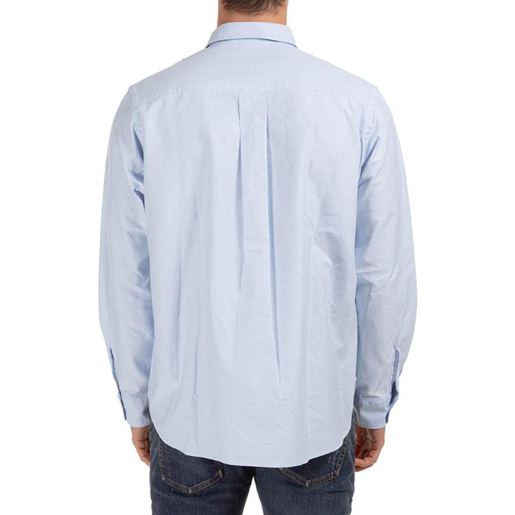 KENZO Classic Tiger Head Shirts Men's Light Blue Pointed Collar Moderate Shirt FA65CH4001LD-63