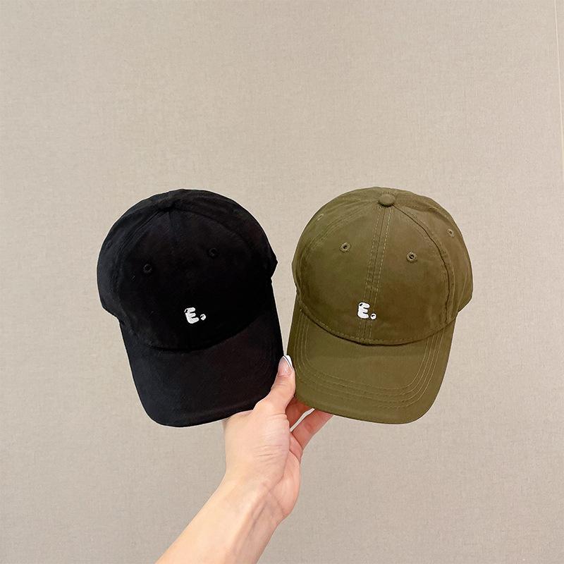 Kids Embroidered Baseball Cap Spring Autumn Boys Girls Casual Versatile Sun Protection Duckbill Hat For Children