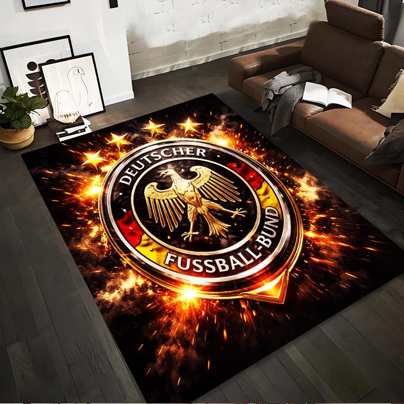 "German Football Emblem carpet" Designed floor mat, suitable as a non-slip mat for the living room or bedroom sofa