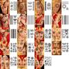 Adesivos de Transferência de Água Tatuagem Temporária de Henna Índia Mehndi Flor Arte Corporal Adesivo Mulher/Senhora/Menina