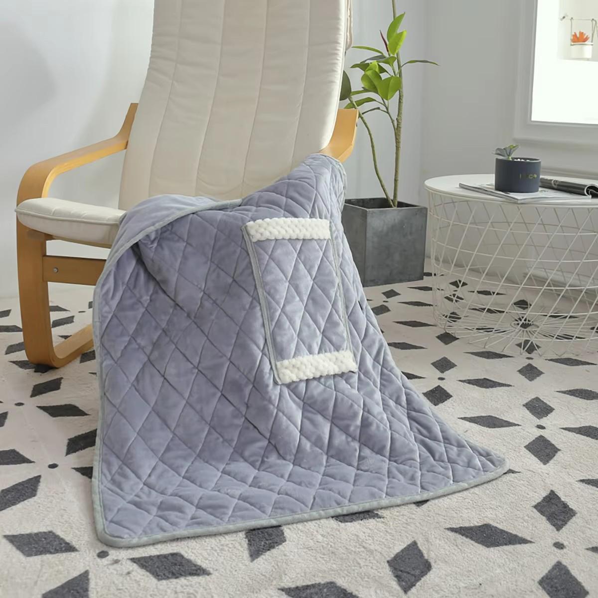 

USB Электрическое одеяло Многофункциональное низковольтное согревающее одеяло Одеяло с подогревом Офисная подушка с подогревом для сна