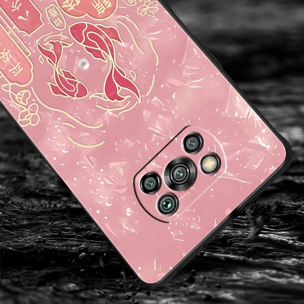 Chinese Words Catchphrase Free Trend Phone Case Cover  for Xiaomi Poco F7 Ultra F6 F5 F4 F3 X6 X5 X4 X3 NFC C51 C55 GT Soft TPU