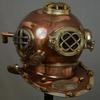 45.72 Cm Mark V U.S. Navy Style Deep Sea Divers Helmet Replica In Solid Metal Brass Aluminum Maritime Collectible Nautical Decor Gift