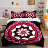 "Mandala Pattern Decorative Set" Soft Skin-Friendly Bedding Set Includes 1 Duvet Cover And 2 Pillowcase Gift