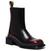 Dr. Martens Leather Minimalist Fashion Chelsea Boots Women boots Black Red 32071770