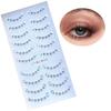 5-7MM Bottom Lashes Strip Clear Band Bottom Eyelashes Bottom Lash Clusters  Eyelash Extension