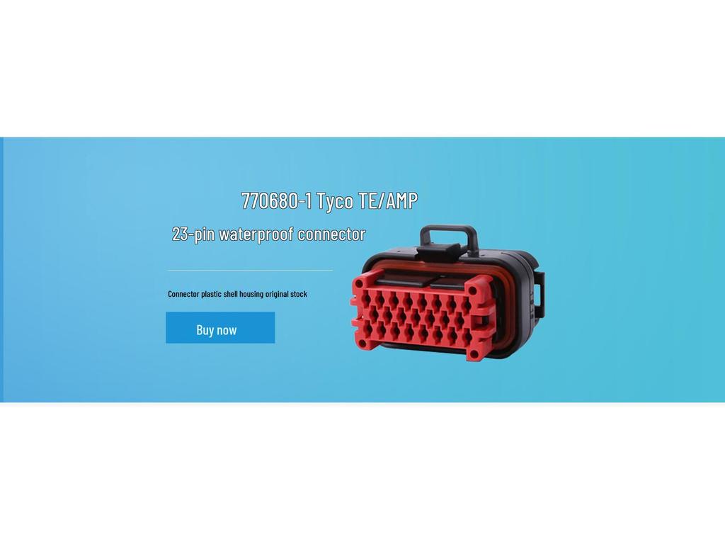 TE/AMP Amphenol Automotive Connector Plug Housing Protective Sleeve - Original, In Stock