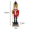 Nutcracker Ornament DIY Craft Xmas Statue for Centerpiece Garden Desktop