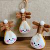 Fun simulation pipa plush soft filling doll, cute musical instrument doll, souvenir keychain, decorative item, couple pendant