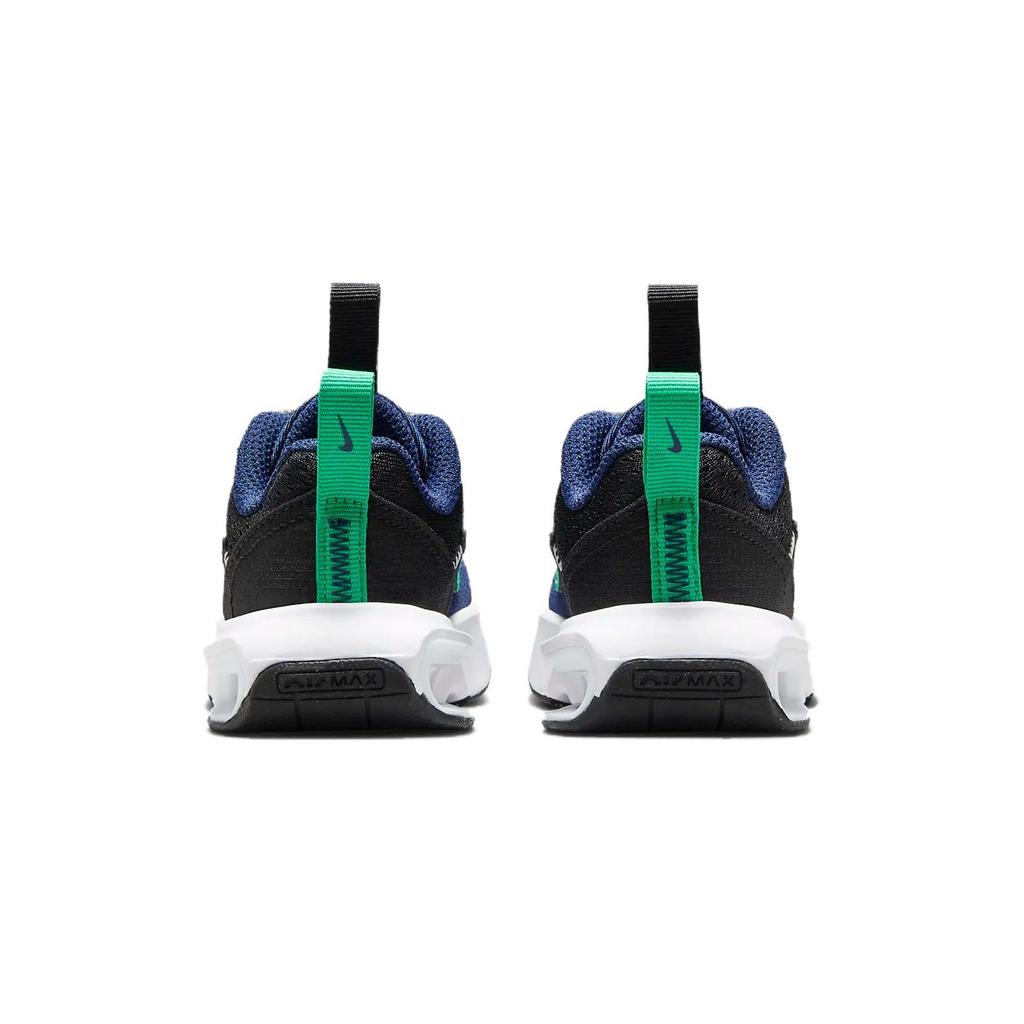 Nike Air Max Interlock TD Μπλε Ναυτικό Στάδιο Πράσινο Βρεφικά Αθλητικά Παπούτσια Μπλε Μαύρο Λευκό Κορυφής DH9410-402