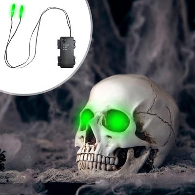 Yousheng LED Glowing String Lights with Timer Ghostly LED Eye Lights Weatherproof Halloween Lighting for Masks Skulls Props