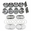 Pistons Kit Set w rings Compatible with CHRYSLER ASPEN 5.7L Dodge Ram 1500 2500 3500 Jeep 5.7L HEMI 345CID V8 OHV 5.7 Hemi Engi