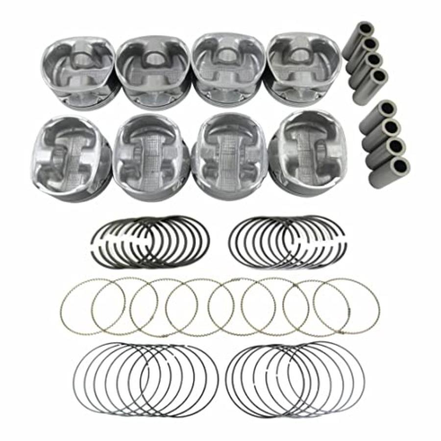 Pistons Kit Set w rings Compatible with CHRYSLER ASPEN 5.7L Dodge Ram 1500 2500 3500 Jeep 5.7L HEMI 345CID V8 OHV 5.7 Hemi Engi