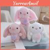 Cute Mini Plush Rabbit Doll Keychain Adorable Soft Toy For Kids Gift Collection