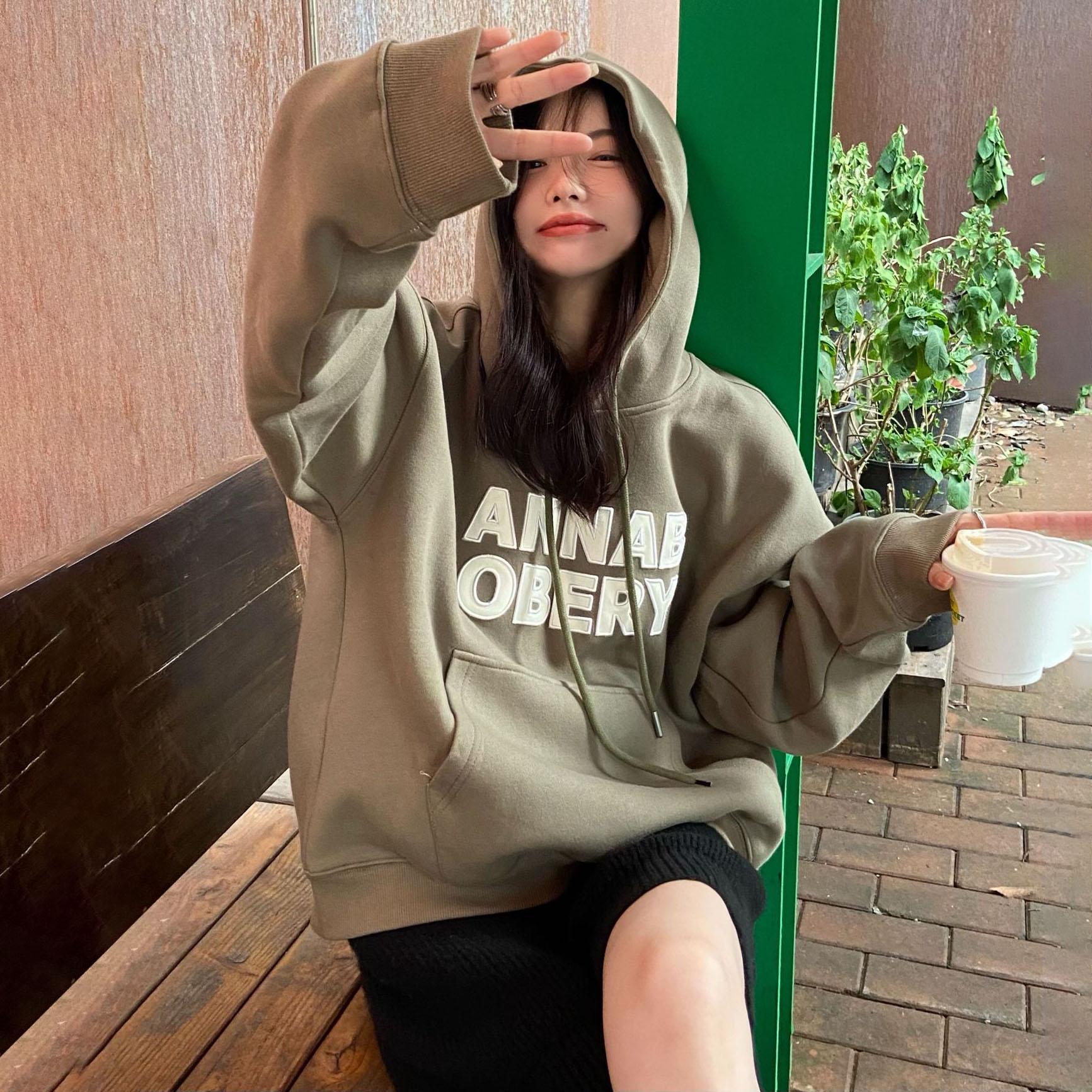 

Женские свободные свитера с длинным рукавом и капюшоном с круглым вырезом, женские топы, однотонные толстовки M зелёный