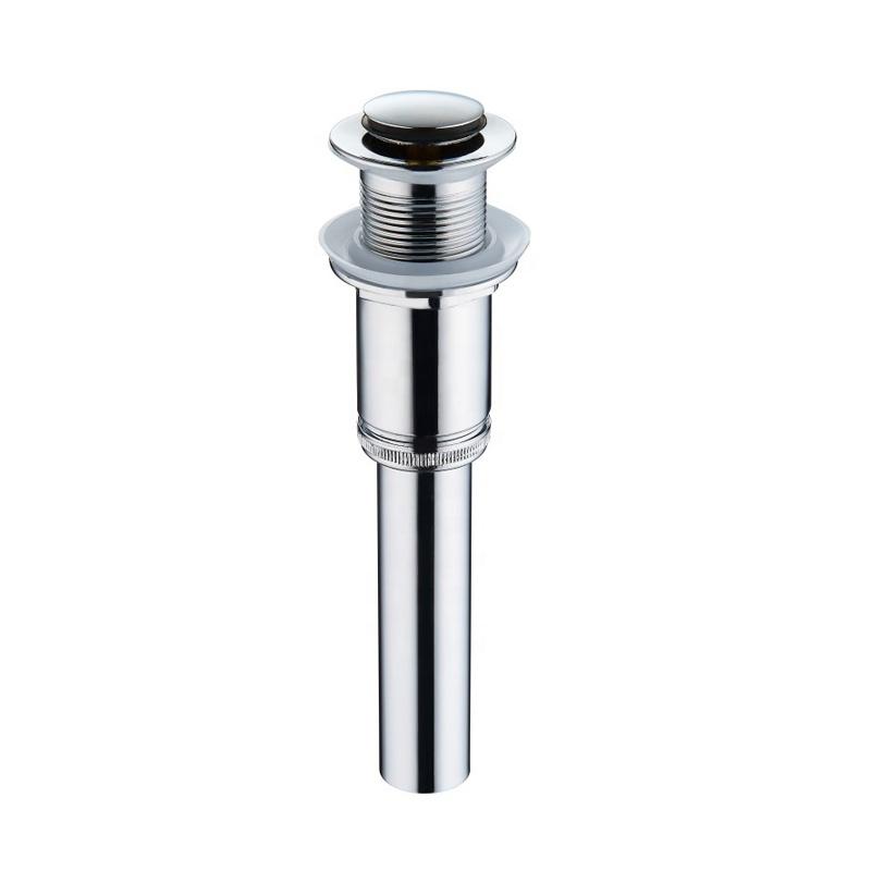 Long Pop up Drain Drainer With or Without Overflow Long Pop up Drainer Bathroom Drain