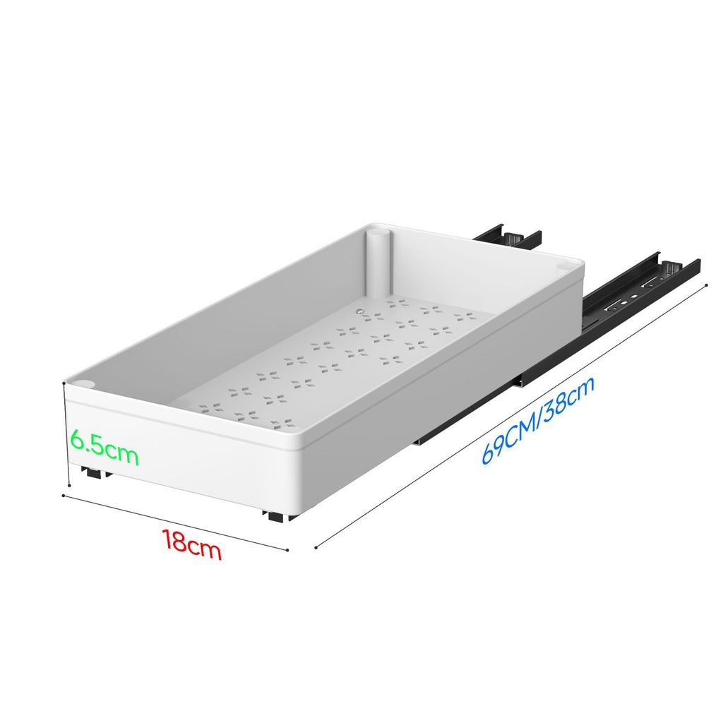 1-3pcs non-slip telescopic pull-out cabinet storage basket-drawer storage rack, suitable for kitchen cabinets, cutlery storage
