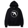 2025 Hoodies Aphex Twin Print Mode Streetwear Langarm Herren Damen Sweatshirts Hoodie Harajuku Oberteil Kleidung Trainingsanzüge