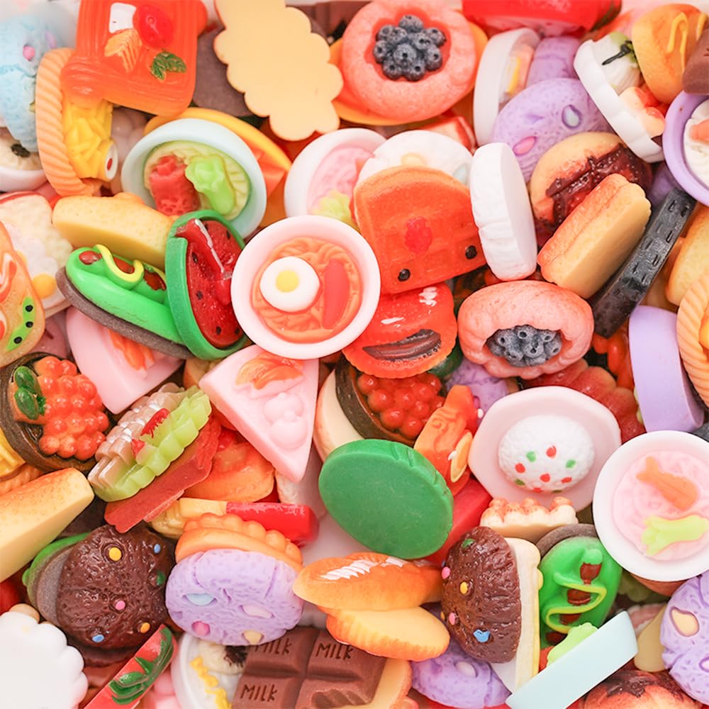 

Decorative Parts Food Decoration Parts Cute Food Sweets Miniature Mix 50 Food lifactlab. - - & (Approx. Samples)