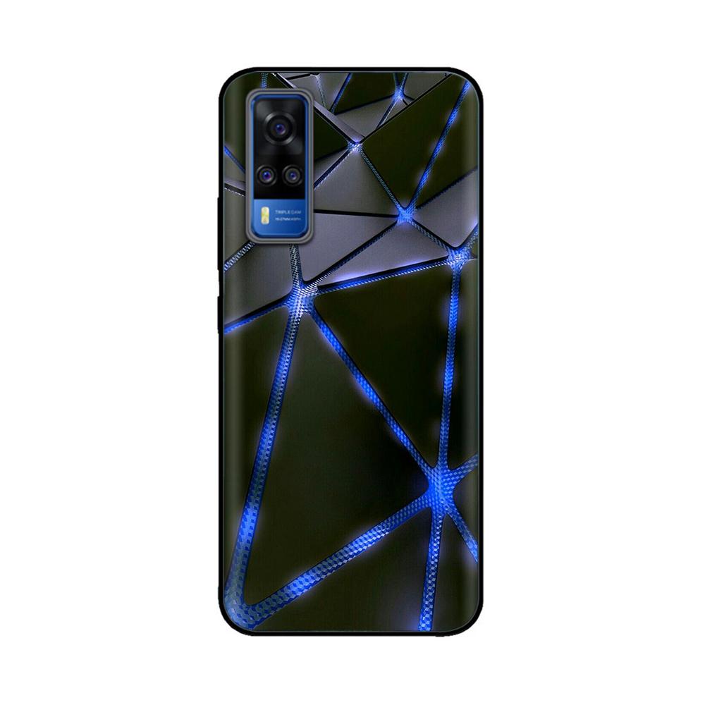 Für vivo Y31 2021 Hülle Weiche Schwarze Silikon Rückabdeckung Fundas Für Vivo Y51a Y51 2020 Dezember V2030 Y 51 VivoY31 V2036 Handyhülle