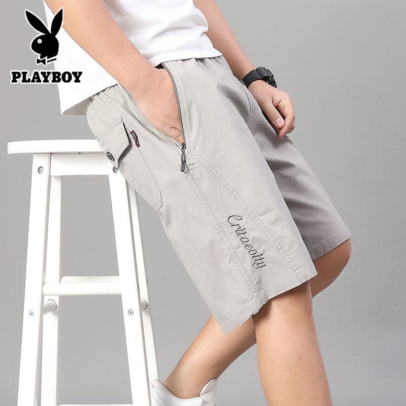 PLAYBOY Men s Loose Fit Pure Cotton Casual Shorts 2XL