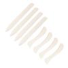 8Pcs Leather Creaser Sewing Plastic Bone Folder Paper Folding Tool Leathercraft Creasing Tool for Quilting Bookbinding