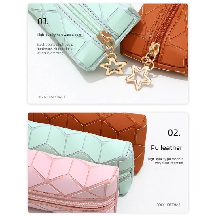 Waterproof Pencil Case Leather Pencil Bag Light Weight Foldable Pen Organiser For Markers Highlighters And Art Supplies