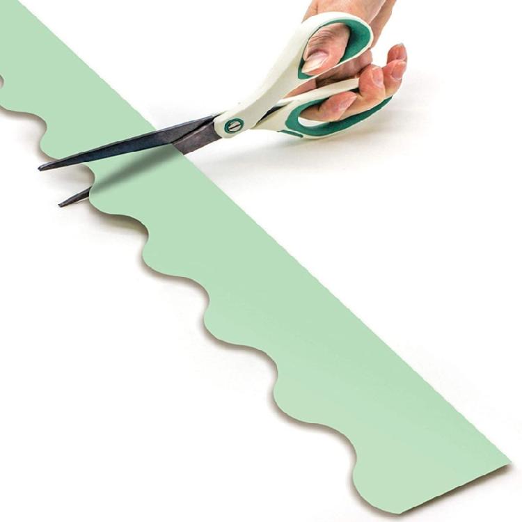 Colorful Border Trim Scalloped Bulletin Board Borders Display Borders Back-to-School Decorations