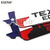 Car Styling Texas Edition 3D Metal Alloy Adhesive Emblem Rear Trunk Badge Fender Sticker Car Body Decal Auto Accessory