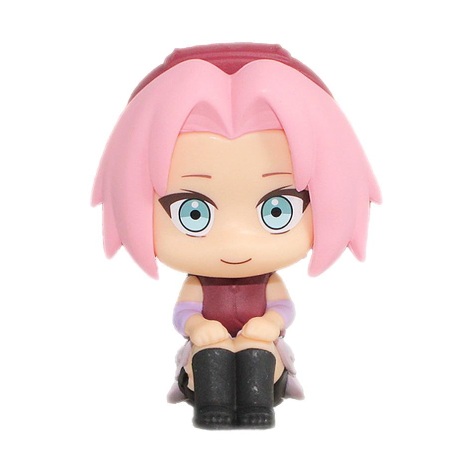 Anime-Figur Naruto Kakashi Actionfigur Q Version Kawaii Sasuke Itachi Figur Autodekoration Sammlerstück Weihnachtsgeschenk