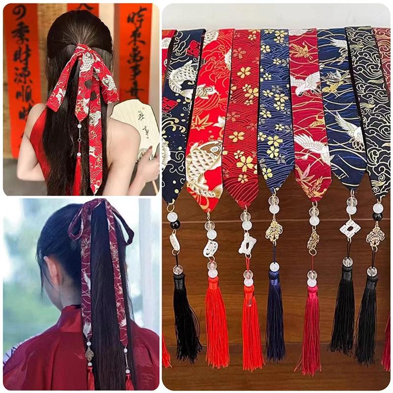 Retro Chinesisches Hanfu Quaste Haarband Für Haar Kopfschmuck Frauen Männer Tiara Haarbänder Kopfschmuck Haargummi Zubehör