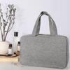 Solid Color Makeup Bags Large Capacity Wash Pouch Casual Hanging Cosmetic Bags  Bathroom