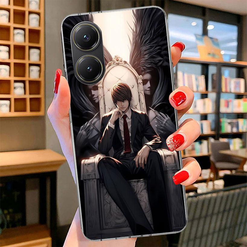 N-Note D-Death Yagami Light Phone Case For Xiaomi Poco F7 Ultra X7 X6 X5 Pro M7 Redmi 15C 15 13C 13 12C 12 10C 10 9A 9C 9T 9 She