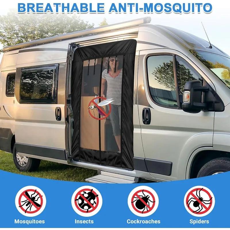 Trunk Ventilation Mesh Campervans Sliding Door Van Mosquito Net with Zipper for Fiat Ducato / Peugeot Boxer / Citroen Relay
