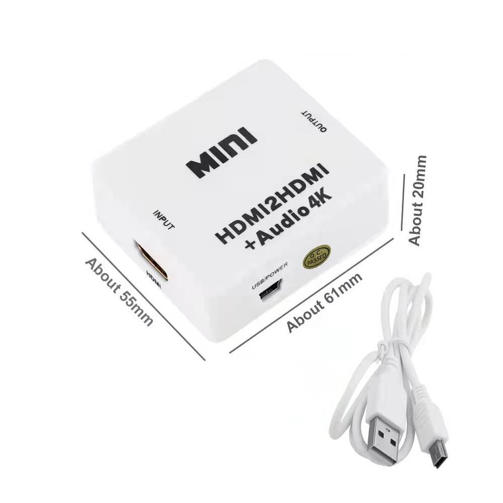 4K HDMI Audio Separator: HDMI to HDMI + Audio/SPDIF/R/L Converter