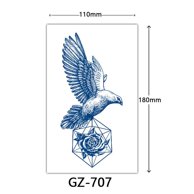 Autocolante Tatuaj cu Suc, Autocolante Tatuaj Herbal, Autocolante Tatuaj Semi-Permanent cu Litere Engleze Tatuaj