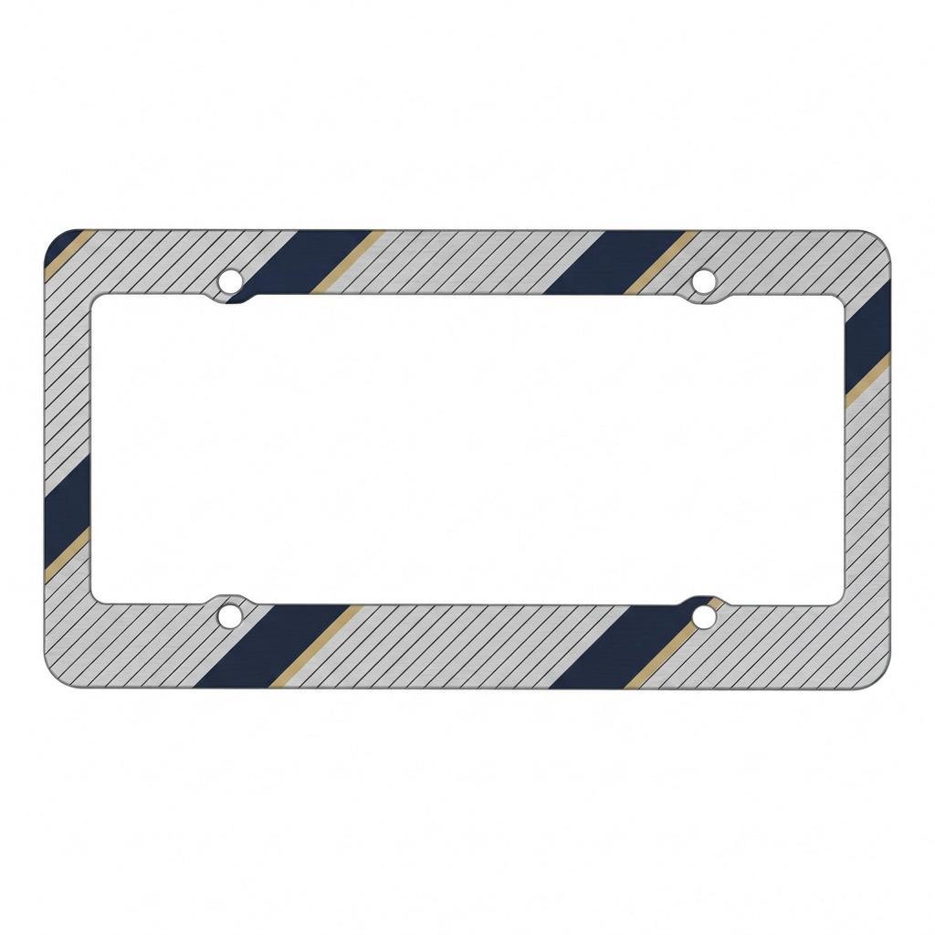 Metal Tag Frame Auto License Bracket Graphite Steering Wheel Icon Aluminum Print Car Custom Print