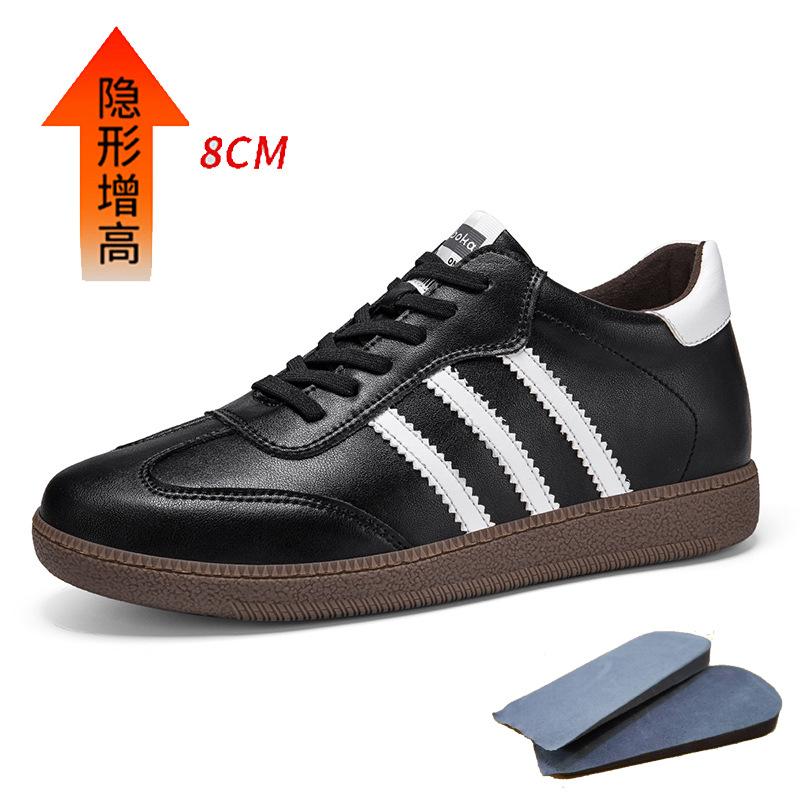 

Invisible inner height increase, spring and autumn board shoes, casual sports men s shoes, breathable mesh shoes, retro little white shoes 44