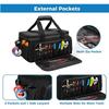 14 Inch Heavy Duty  Tool Bag Non-Slip Base Multi Purpose Work Organizer for Electricians,Repairman,Handyman,Carpenter
