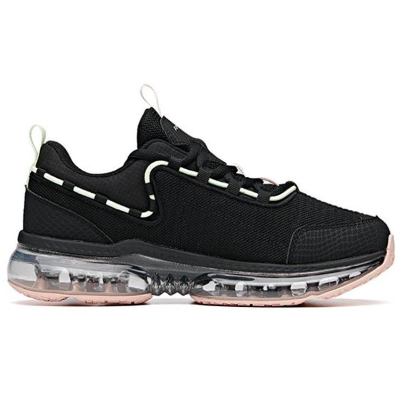 Anta Low-Top Running Shoes Women's Black Pink Sneakers 922035505-4