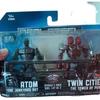 Figuras de Ação Real Steel 5” – Atom, Twin Cities, Noisy Boy, Cowboy, Zeus, Não Eletrônicas, Novas