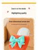 Girls' Winter Warm Plush Swallowtail Bow Cotton Slippers - Soft Sole, Non-slip, Plus Velvet, 2025 Edition