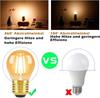 Ampoule LED E27 (lot 6) - NETTLIFE - G45 - Filament Vintage - 4W - Blanc Chaud 2700K