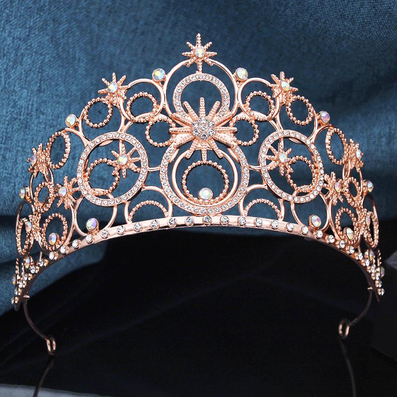 Wicked Witch Bubble Tiara Cosplay Headband Princess Crown for Women Bridal Wedding Prom Birthday Party Hair Jewelry